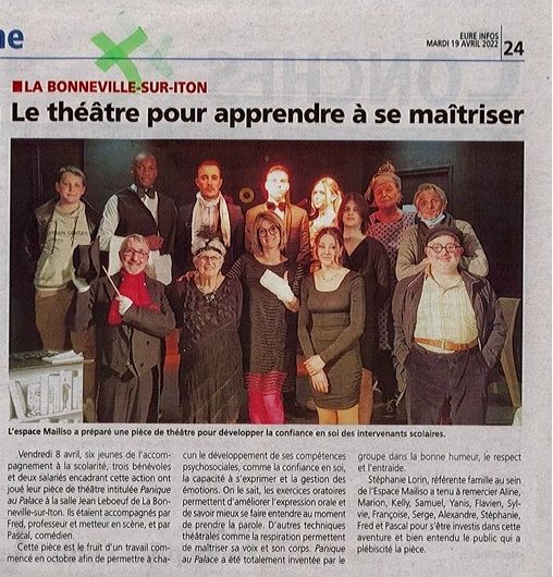 Théâtre pour apprendre à se maitriser