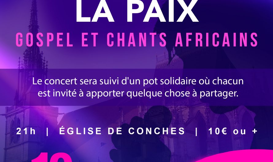 Concert pour LA PAIX