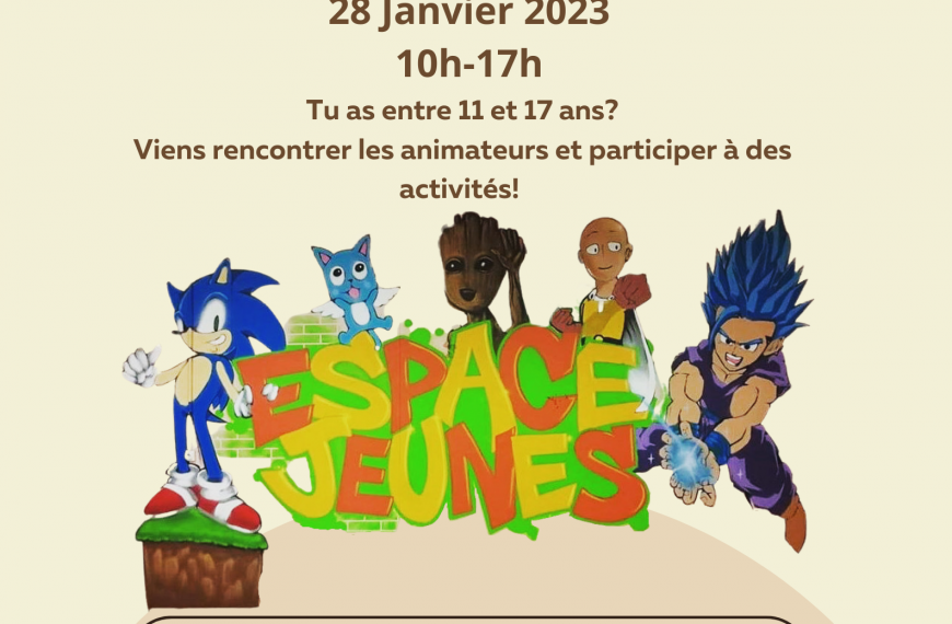 Journée porte ouvertes Espace Jeunes