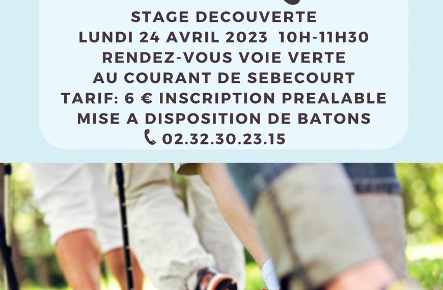 STAGE DECOUVERTE MARCHE NORDIQUE
