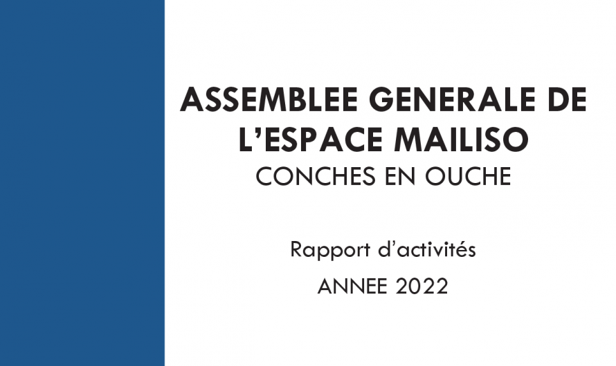 Assemblé Général de L’espace Mailiso