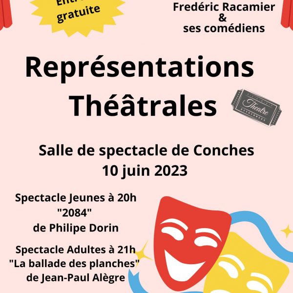 REPRÉSENTATIONS THÉÂTRALES