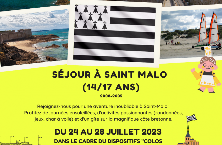 Séjour à Saint Malo