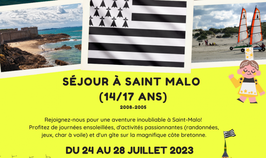 Séjour à Saint Malo