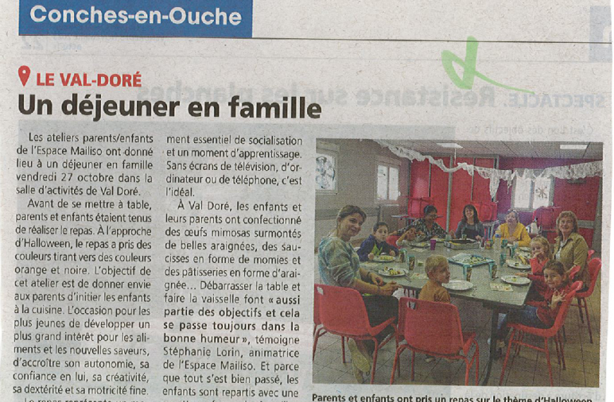 Un déjeuner en famille
