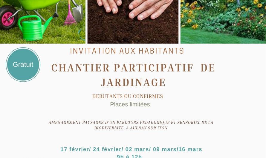 CHANTIER PARTICIPATIF DE JARDINAGE