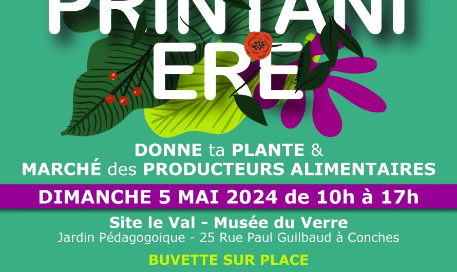 Info appels aux exposants fête printanière Dimanche 5 Mai 2024 Espace MaiLiSo