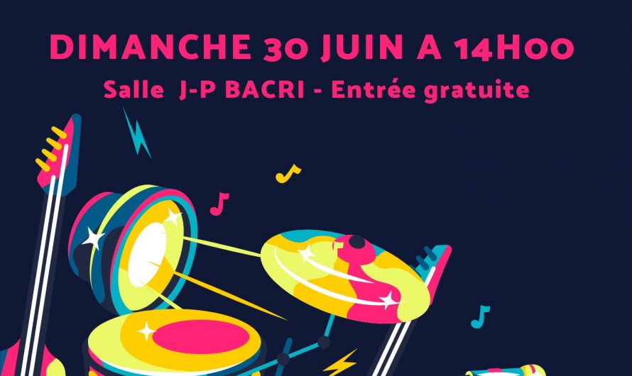 Info audition école de musique + représentations théâtrales dimanche 30 juin 2024 Espace MaiLiSo