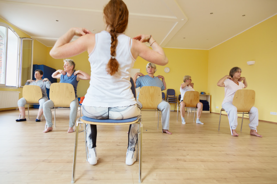 Yoga sur chaise