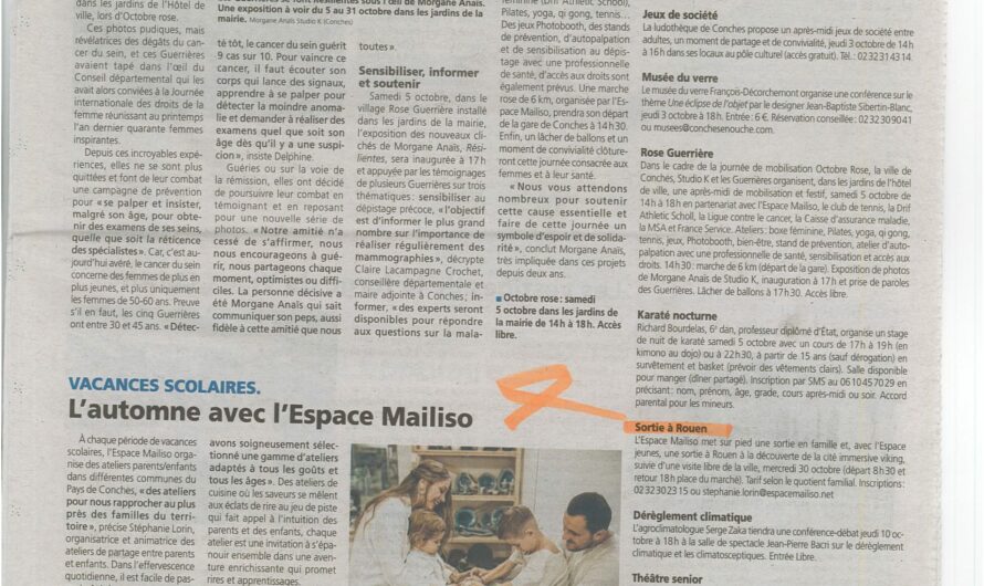 L’automne avec l’Espace MaiLiSo