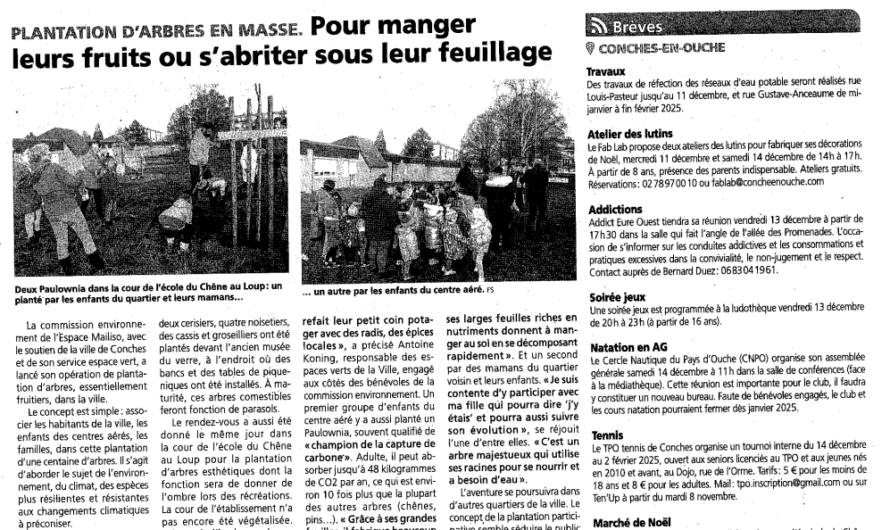 Pour manger leurs fruits ou s’abriter sous leur feuillage