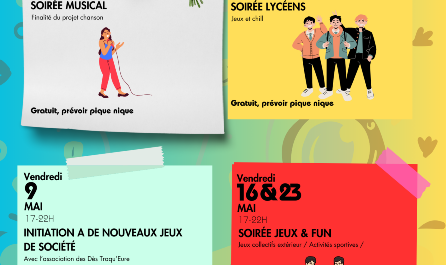Les vendredis a l’Espace Jeunes