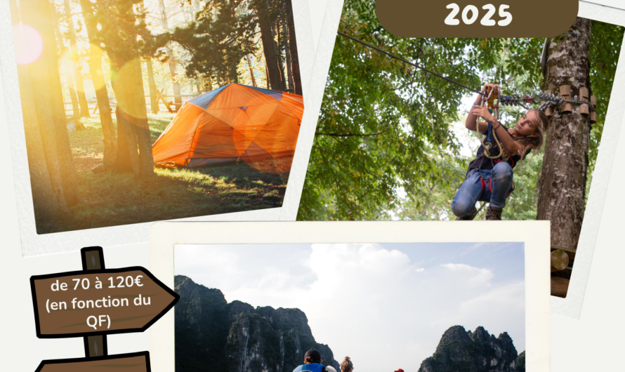 Séjour été 2025
