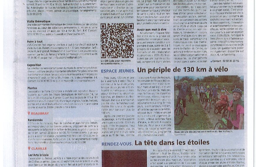 Nouveau projet social à l’Espace Mailiso