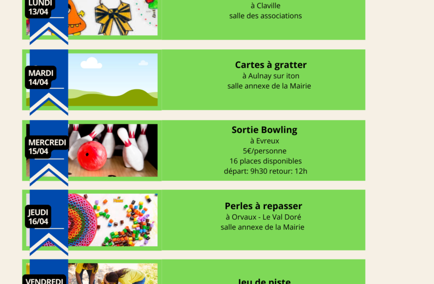 Ateliers Parents / Enfants Vacances de Printemps : partagez des moments uniques ! 