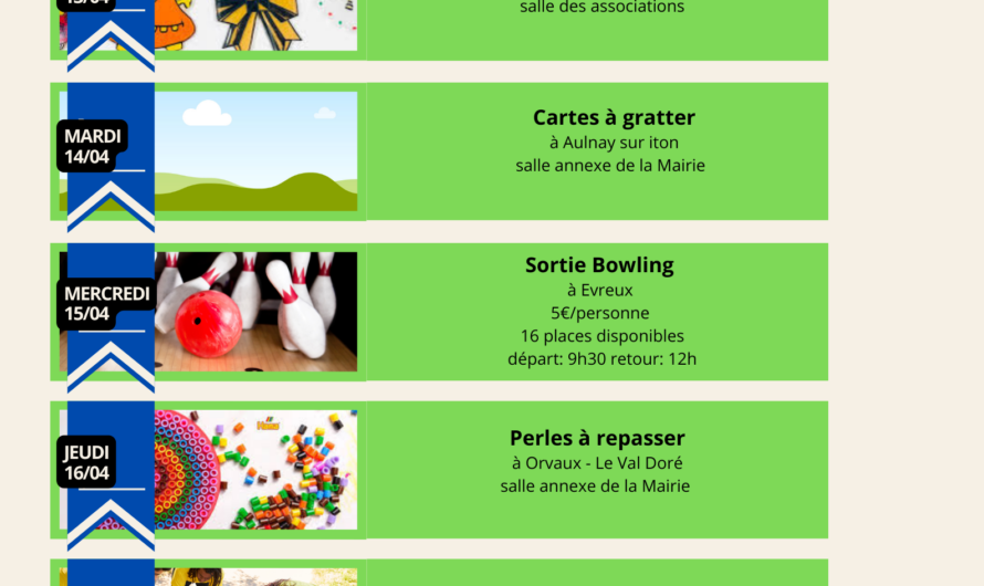 Ateliers Parents / Enfants Vacances de Printemps : partagez des moments uniques ! 