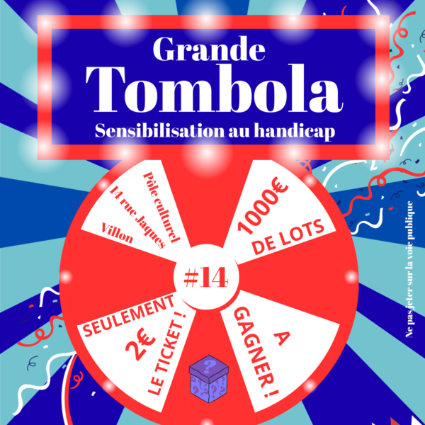 FORMATION #Avenir : Grande tombola – Sensibilisation au handicap