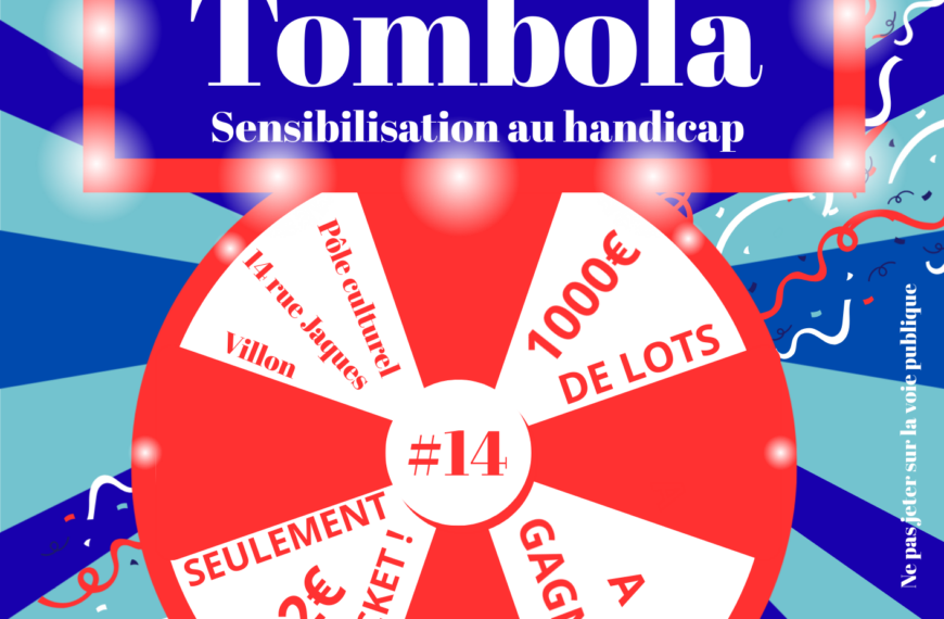 FORMATION #Avenir : Grande tombola – Sensibilisation au handicap